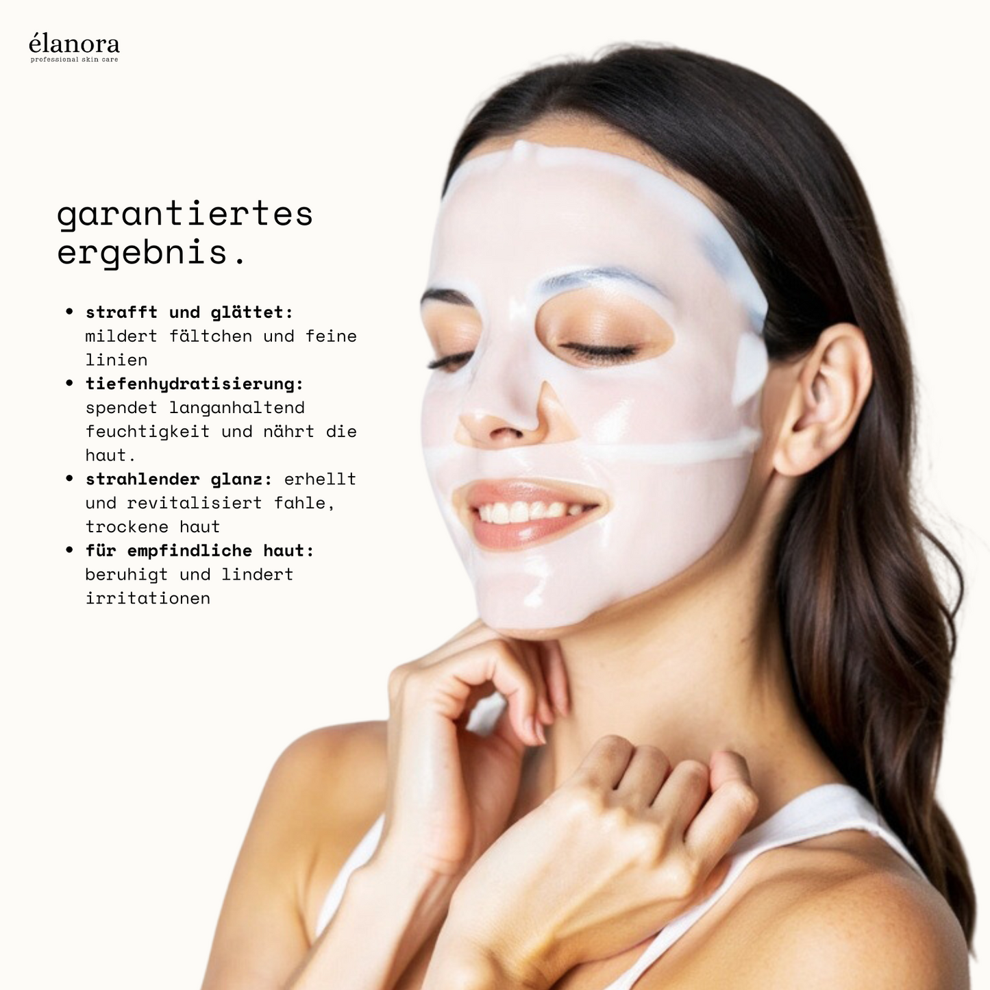 Bio-kollagenmasken élanor