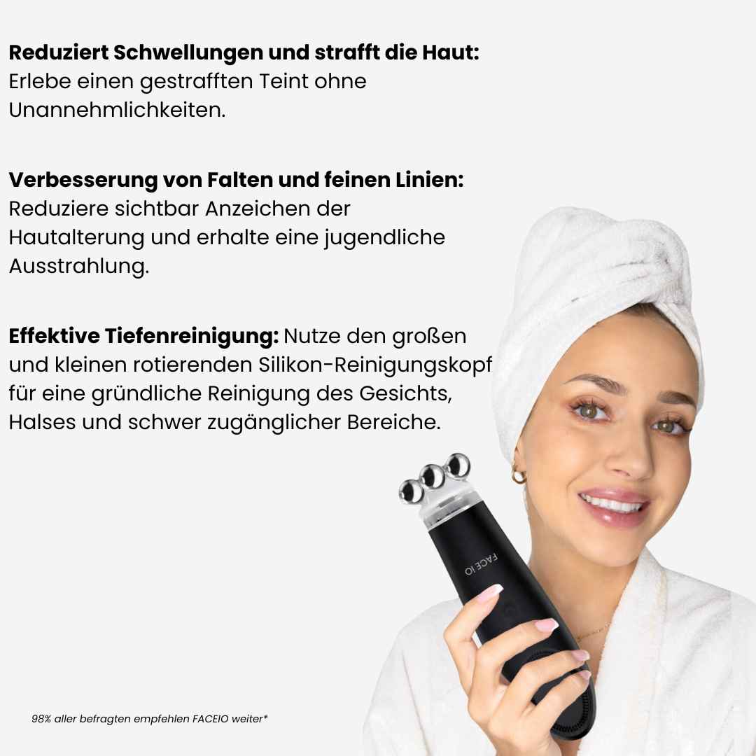 GlowLift One™ – Dein Multitalent für strahlende Haut glätten, straffen, reinigen