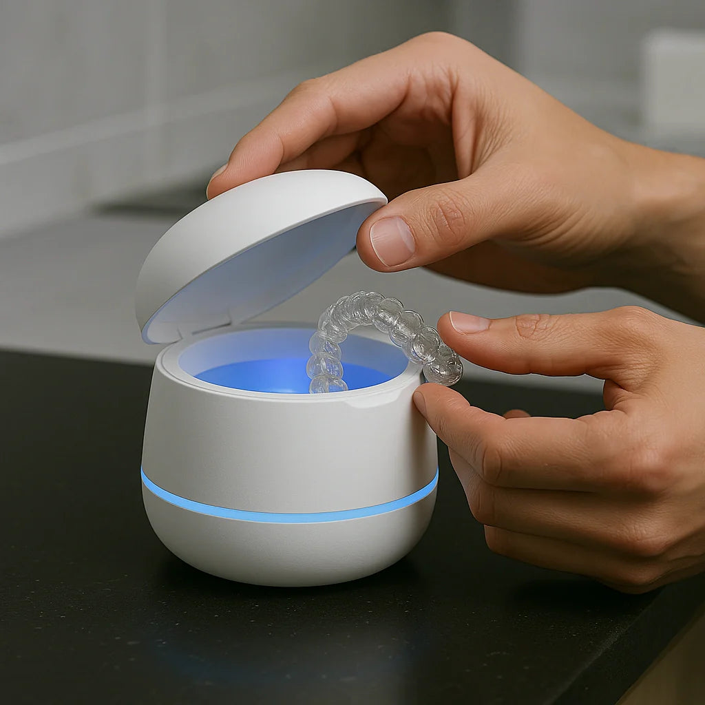 ZPod Intelligenter Ultraschallreiniger für Zahnspangen, Aligner und mehr